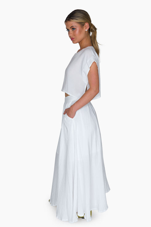 Timeless Crop Top & Maxi Skirt Set