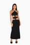 Geo Cut Out Maxi Dress